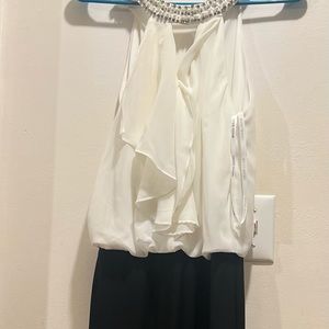 Black and white dress